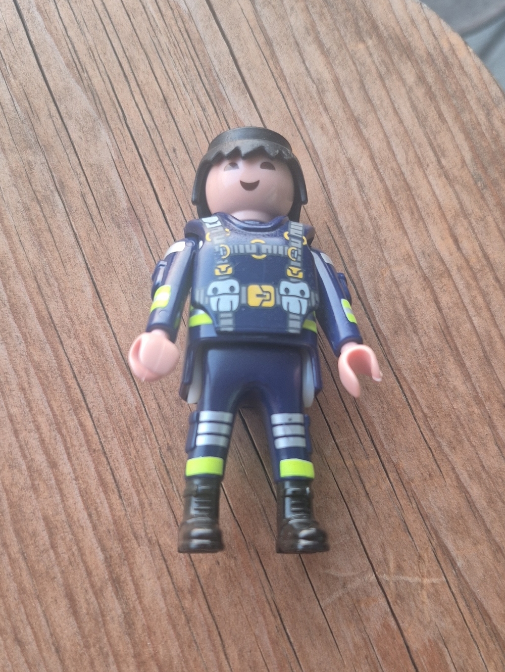Rescue Action Figure in Dark Blue with High-Visibility Accents